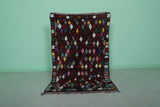 Vintage Colorful Handmade Berber Rug – 3.6 x 5.5 ft | Authentic Moroccan Carpet