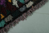 Vintage Colorful Handmade Berber Rug – 3.6 x 5.5 ft | Authentic Moroccan Carpet