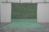 Two-Tone Green Moroccan Rug - 8.2 X 10.1 Feet, Elegant Handwoven Floor Accent