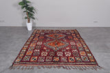 Boujaad Moroccan Rug – 5.8 x 7.9 ft | Vintage Handmade Berber Carpet