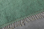 Two-Tone Green Moroccan Rug - 8.2 X 10.1 Feet, Elegant Handwoven Floor Accent