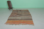 Flatwoven Moroccan Berber Rug - 5.1 FT X 7.6 FT