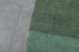 Two-Tone Green Moroccan Rug - 8.2 X 10.1 Feet, Elegant Handwoven Floor Accent