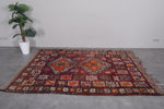 Boujaad Moroccan Rug – 5.8 x 7.9 ft | Vintage Handmade Berber Carpet