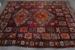 Boujaad Moroccan Rug – 5.8 x 7.9 ft | Vintage Handmade Berber Carpet