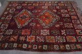 Boujaad Moroccan Rug – 5.8 x 7.9 ft | Vintage Handmade Berber Carpet