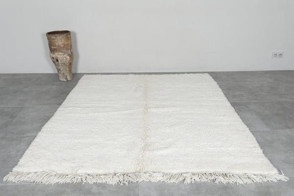 Handmade Moroccan wool rug | 6 FT x 6.8 FT