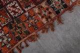 Colorful Boujaad Moroccan Rug - 6.8 x 9.4 Feet Vintage Handmade Carpet