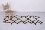 Moroccan berber rug 2 X 5.2 Feet