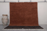 Handcrafted Brown Moroccan Rug - Custom Design