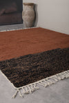 Handcrafted Brown Moroccan Rug - Custom Design