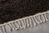 Handcrafted Brown Moroccan Rug - Custom Design