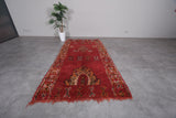 Traditional Moroccan Rug – 4.4 x 8.3 ft | Handmade Red Berber Design