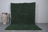 Dark Green Moroccan Rug - Custom Size Elegance