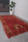 Traditional Moroccan Rug – 4.4 x 8.3 ft | Handmade Red Berber Design