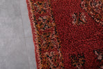 Traditional Moroccan Rug – 4.4 x 8.3 ft | Handmade Red Berber Design