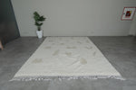 Modern Moroccan Rug 8.2 x 10.5 ft - Minimalist Abstract Design