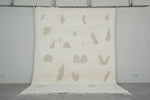 Modern Moroccan Rug 8.2 x 10.5 ft - Minimalist Abstract Design