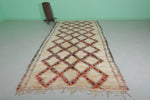 6.1 x 12.1 FT Moroccan Wool Rug - Handmade with Vibrant Diamond Pattern