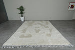 Modern Moroccan Rug 8 x 10.2 ft - Unique Abstract Pattern