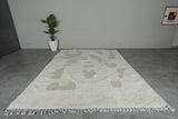 Modern Moroccan Rug 8 x 10.2 ft - Unique Abstract Pattern