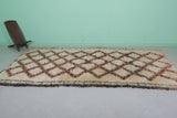 6.1 x 12.1 FT Moroccan Wool Rug - Handmade with Vibrant Diamond Pattern