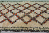 6.1 x 12.1 FT Moroccan Wool Rug - Handmade with Vibrant Diamond Pattern