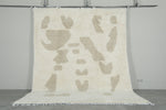 Modern Moroccan Rug 8 x 10.2 ft - Unique Abstract Pattern