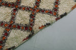 6.1 x 12.1 FT Moroccan Wool Rug - Handmade with Vibrant Diamond Pattern