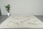 Modern Moroccan Rug 8 x 10.2 ft - Unique Abstract Pattern