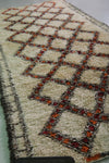 6.1 x 12.1 FT Moroccan Wool Rug - Handmade with Vibrant Diamond Pattern