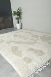 Modern Moroccan Rug 8 x 10.2 ft - Unique Abstract Pattern