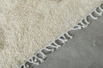 Modern Moroccan Rug 8 x 10.2 ft - Unique Abstract Pattern