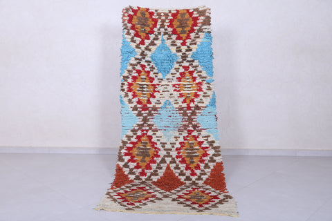 Moroccan berber rug 2.8 X 7.2 Feet