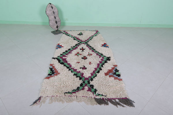 Moroccan Runner Rug – 3.2 x 6.5 FT | Bold Geometric Design