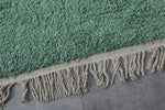 Green Handmade Custom Moroccan rug