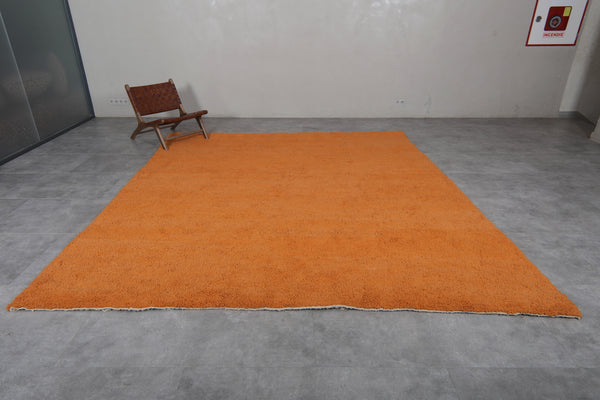 Handmade Moroccan wool rug - Custom size with elegant geometric design
