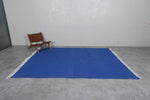 Moroccan Rug in Bold Blue – Handwoven Wool Carpet | 7.8 FT x 10 FT