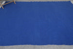 Moroccan Rug in Bold Blue – Handwoven Wool Carpet | 7.8 FT x 10 FT