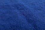 Moroccan Rug in Bold Blue – Handwoven Wool Carpet | 7.8 FT x 10 FT