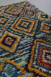 Gorgeous 3 FT X 6.5 FT Moroccan Boucherouite Rug | Colorful Handwoven Art