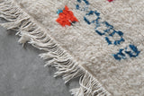 Moroccan Berber Rug 4.6 FT x 8.1 FT - Colorful Handwoven Wool Carpet