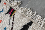 Moroccan Berber Rug 4.6 FT x 8.1 FT - Colorful Handwoven Wool Carpet