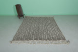 Elegant Moroccan Berber Rug - Abstract Linear Pattern 6.1 x 8.5 ft