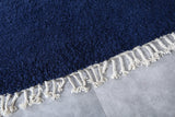 Moroccan blue rug 5.4 X 7.2 Feet