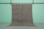 Elegant Moroccan Berber Rug - Abstract Linear Pattern 6.1 x 8.5 ft