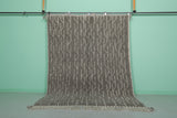 Elegant Moroccan Berber Rug - Abstract Linear Pattern 6.1 x 8.5 ft