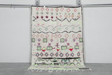 Moroccan Wool Rug 4.6 x 6.4 Feet - Handmade Berber Carpet with Vibrant Geometric and Tribal Designs