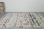 Moroccan Wool Rug 4.6 x 6.4 Feet - Handmade Berber Carpet with Vibrant Geometric and Tribal Designs
