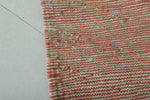 Moroccan Rug – Earthy Red Tones with Subtle Stripe Design | 3.1 FT x 5.2 FT